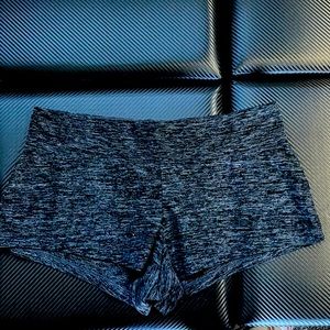 Grey gym booty shorts